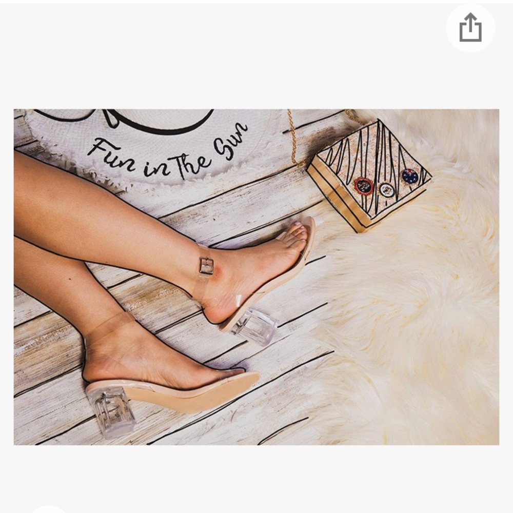 Cape Robbin clear heels